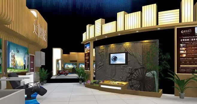 展廳設(shè)計(jì) ，展廳 ，鑫時(shí)空